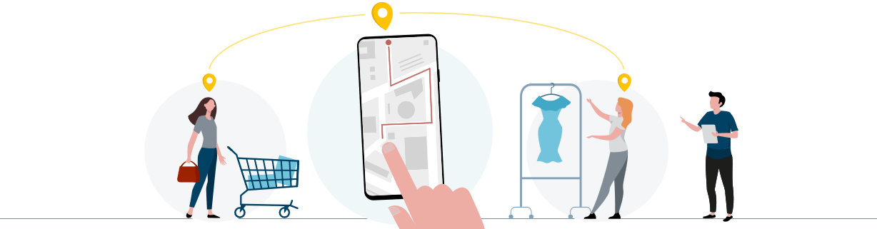 Grafische Darstellung von Geolocation-Tracking